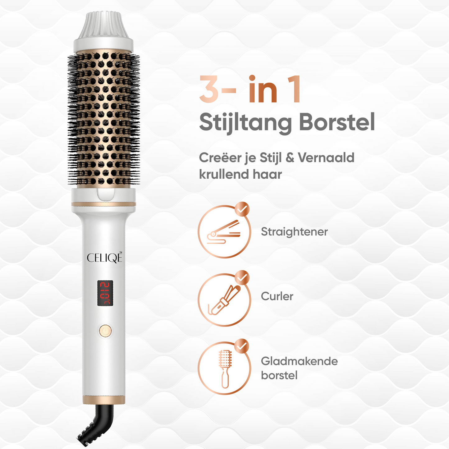 CELIQE™ ICONIQ Hairbrush