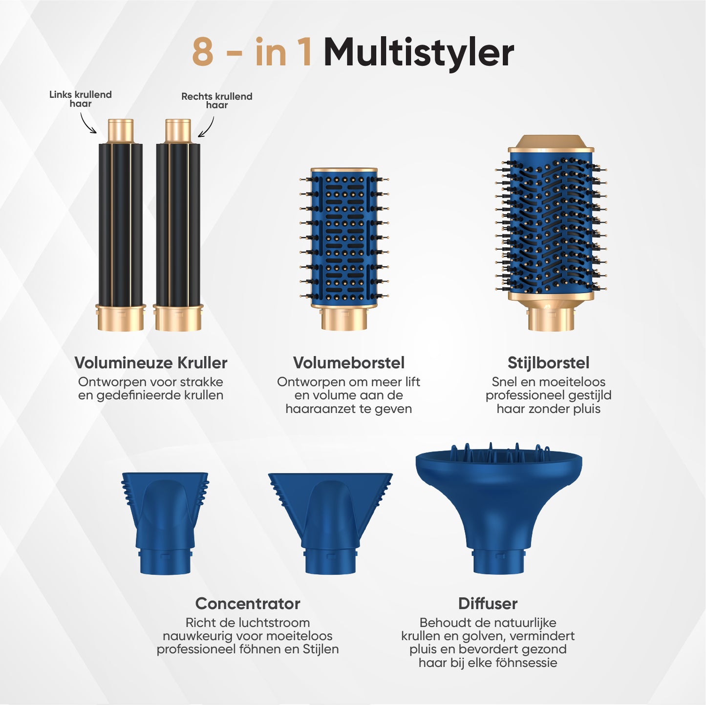 CELIQE™ 8-in-1 Airstyler - Digital Display