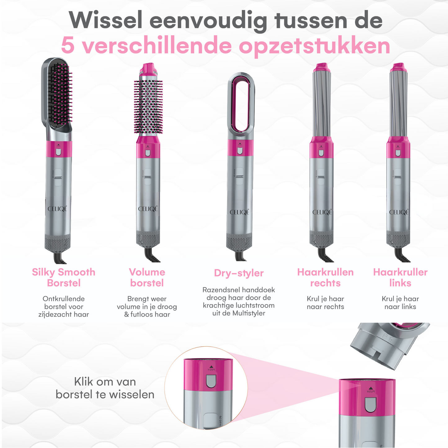 CELIQE™ 5-in-1 Airstyler + Opbergcase
